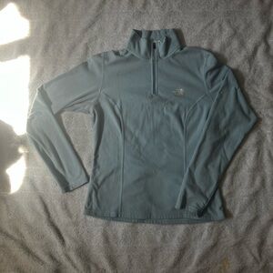 The North Face Sky Blue Quarter-Zip Top